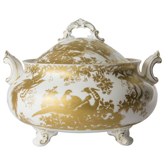 Royal Crown Derby Aves Gold Soup Tureen (3700ml) – official product image