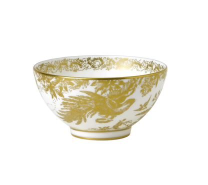 Royal Crown Derby Aves Gold Rice Bowl (11.5cm) – official product image