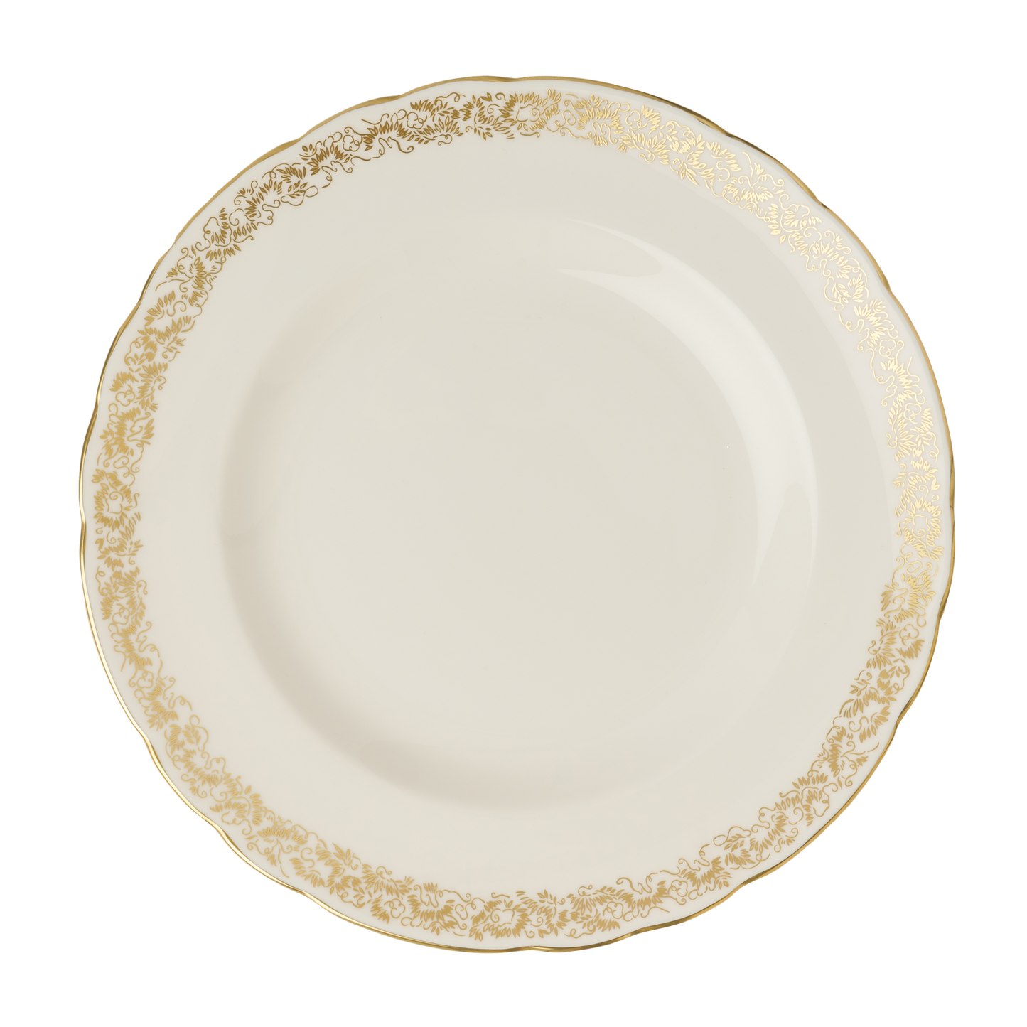 Royal Crown Derby Aves Gold Narrow Band Salad Plate (21cm) – official product image