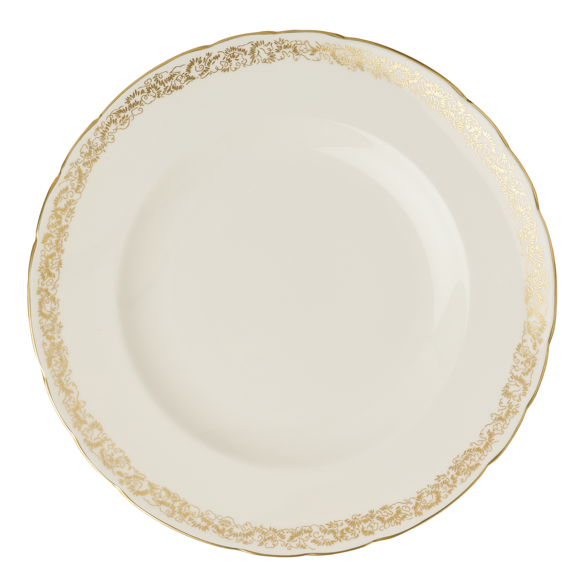 Royal Crown Derby Aves Gold Narrow Band Dinner Plate (27cm) – official product image