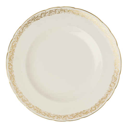Royal Crown Derby Aves Gold Narrow Band Dinner Plate (27cm) – official product image
