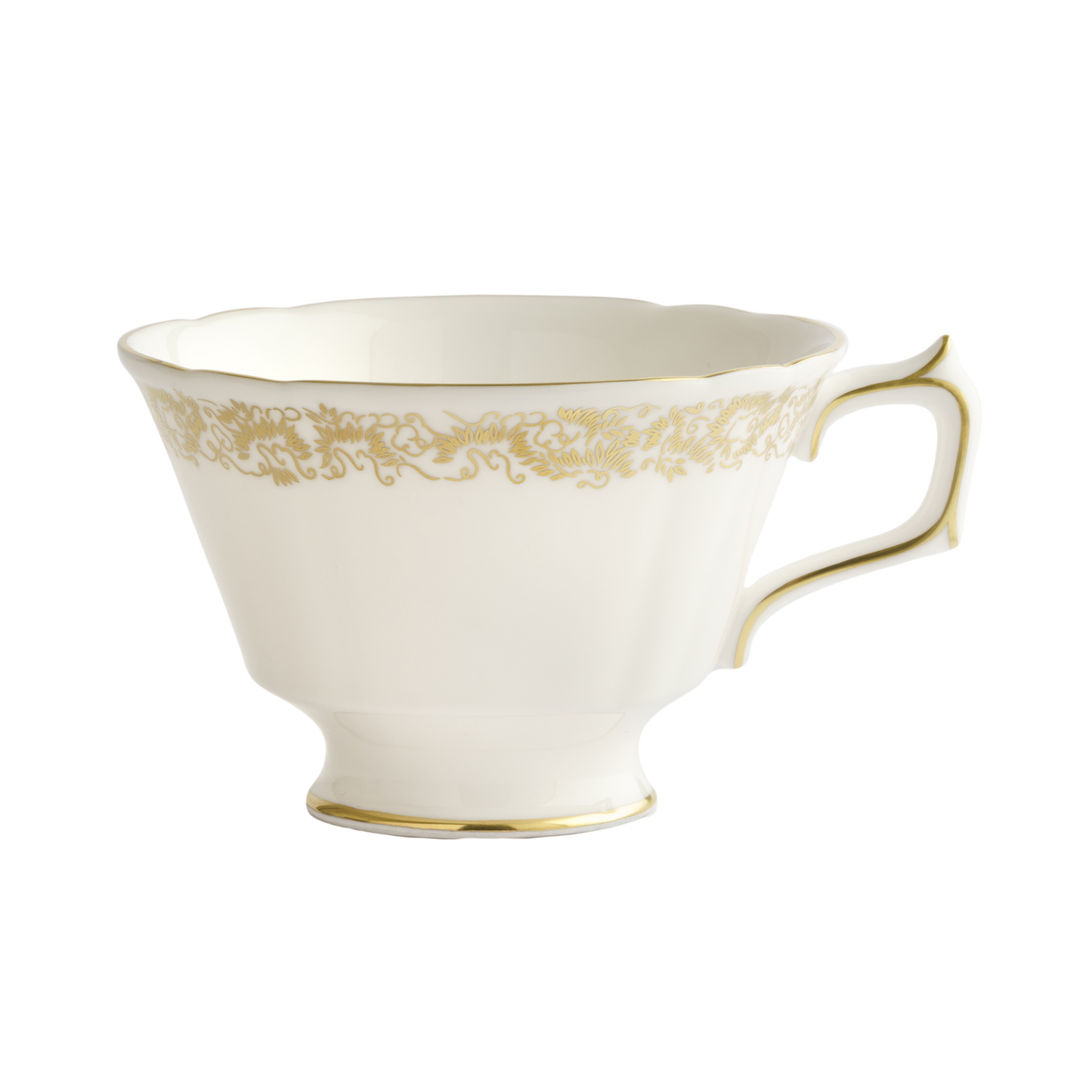 Royal Crown Derby Aves Gold Narrow Band Teacup (220ml) – official product image