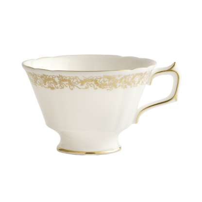 Royal Crown Derby Aves Gold Narrow Band Teacup (220ml) – official product image