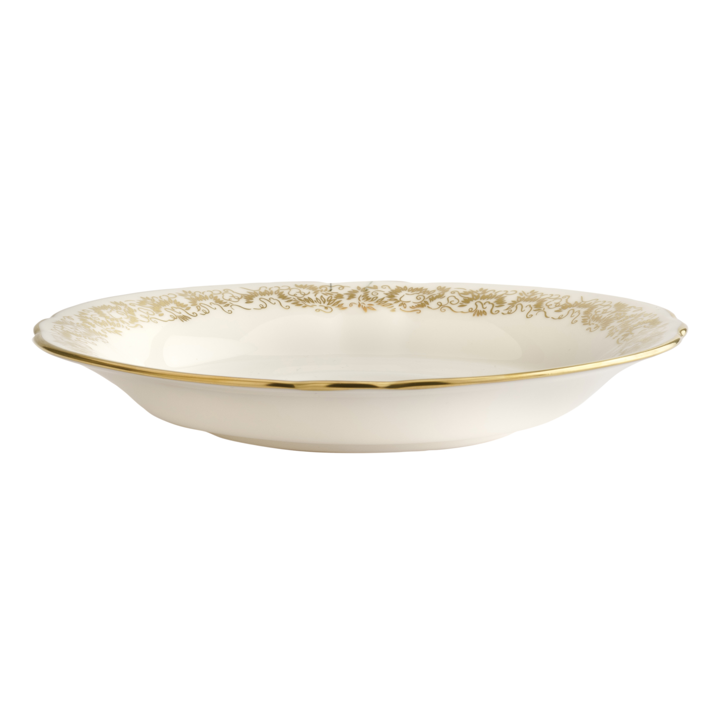 Royal Crown Derby Aves Gold Narrow Band Tea Saucer (14cm) – official product image