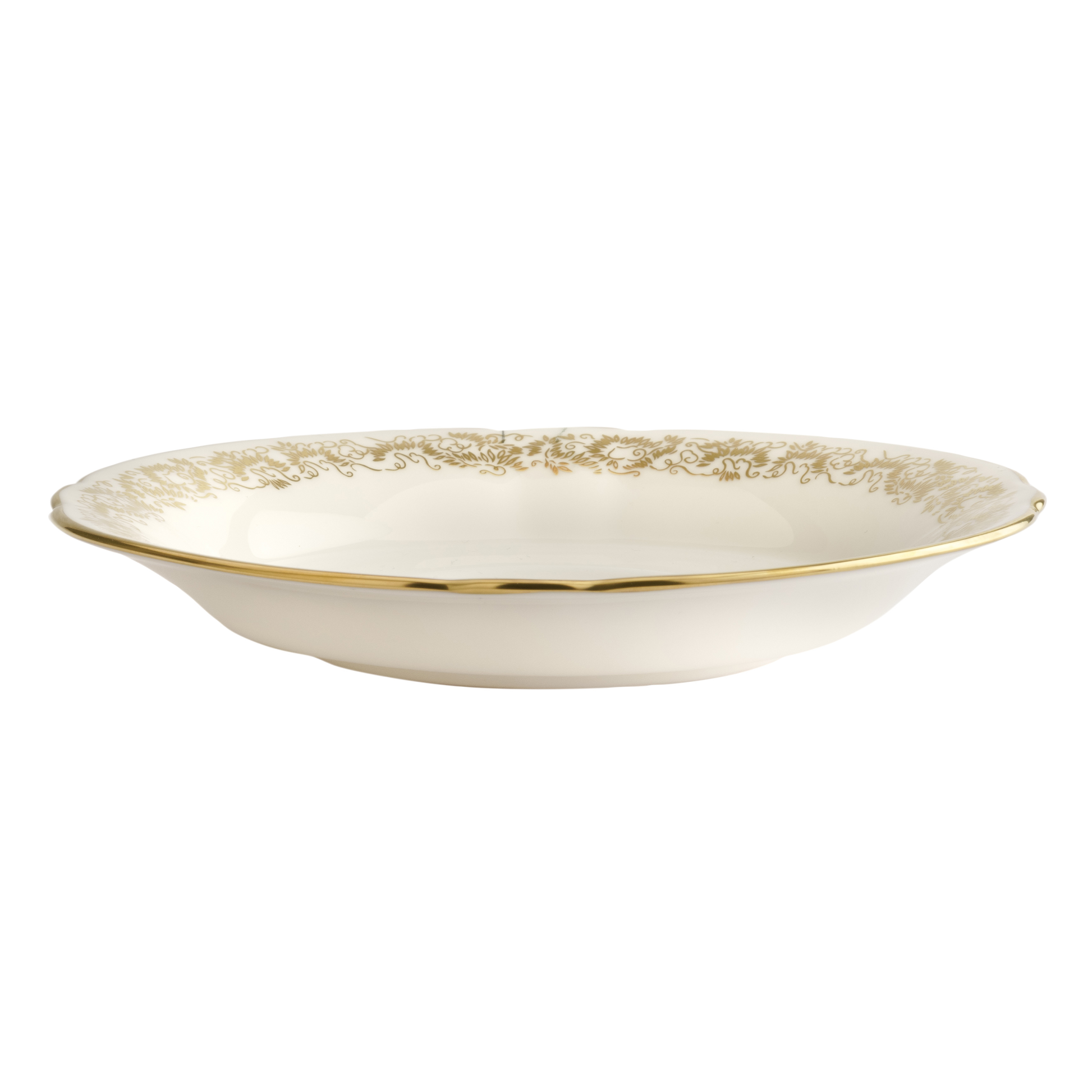 Royal Crown Derby Aves Gold Narrow Band Tea Saucer (14cm) – official product image