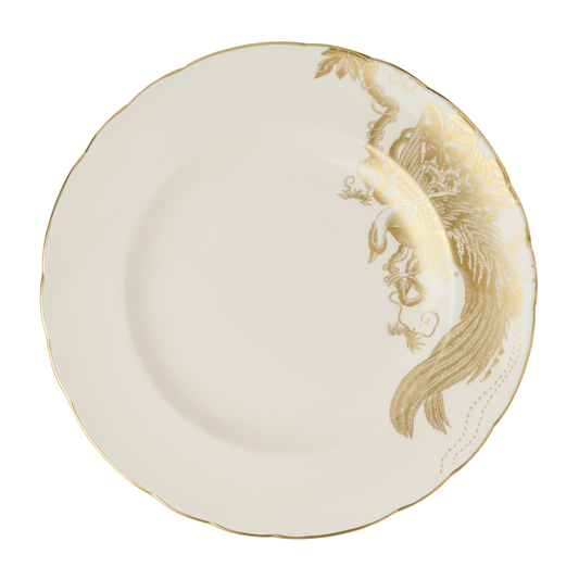 Royal Crown Derby Aves Gold Motif Salad Plate (21cm) – official product image