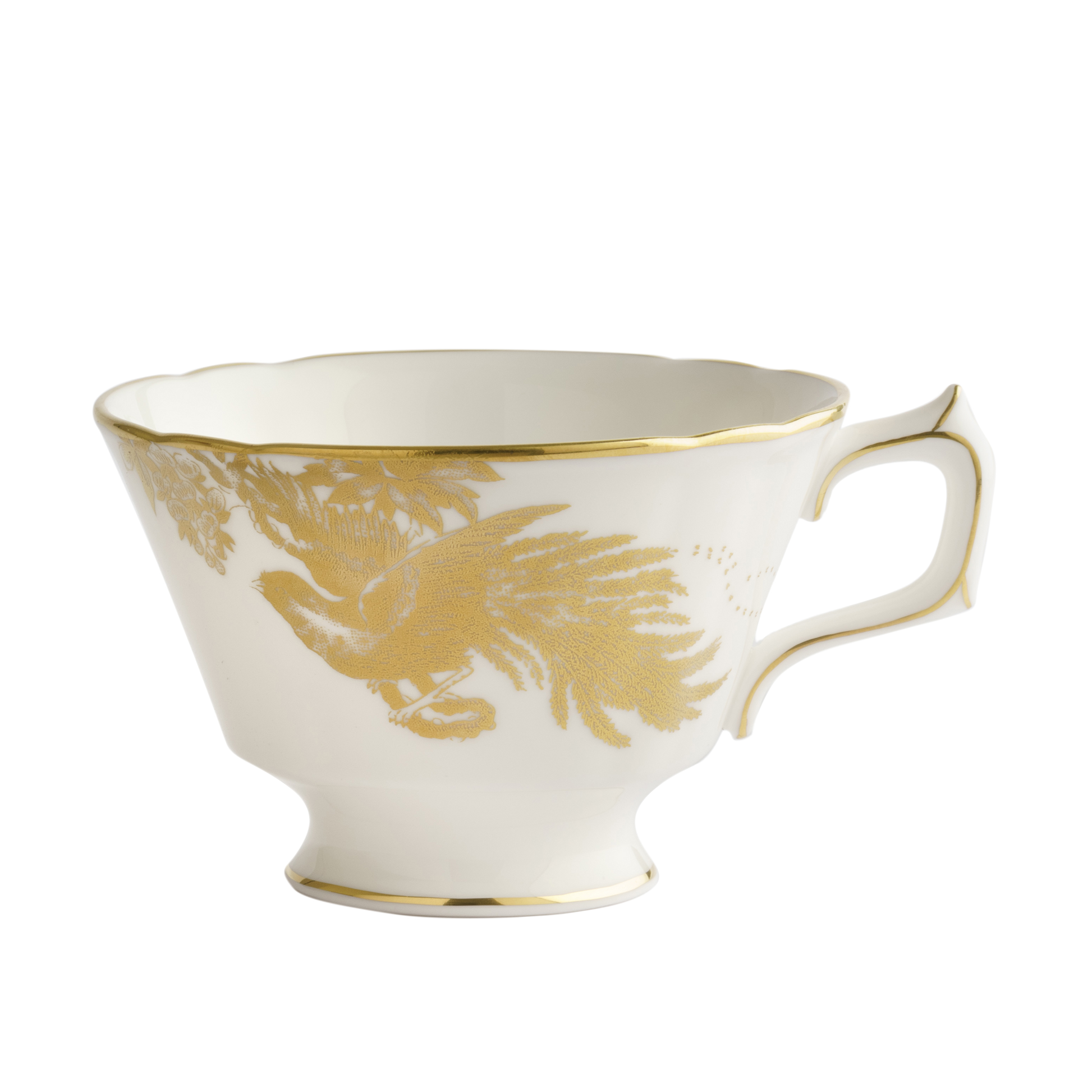 Royal Crown Derby Aves Gold Motif Teacup (220ml) – official product image