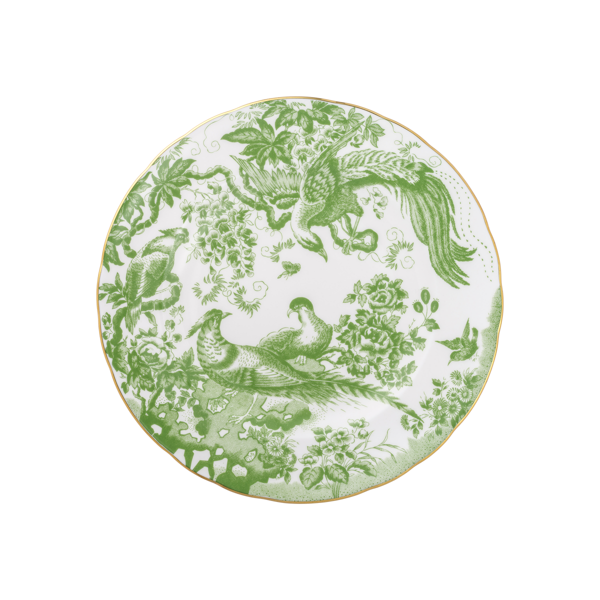 Royal Crown Derby Aves Green Accent Plate (21cm) – official product image