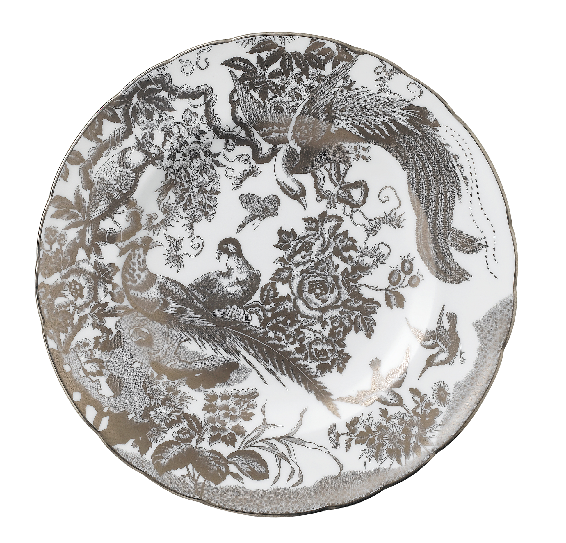 Royal Crown Derby Aves Palladium Charger Plate (30cm) – official product image