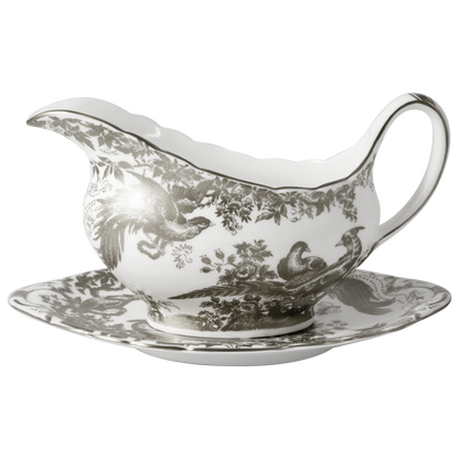Royal Crown Derby Aves Palladium Sauce Boat (450ml) – alternate official product image