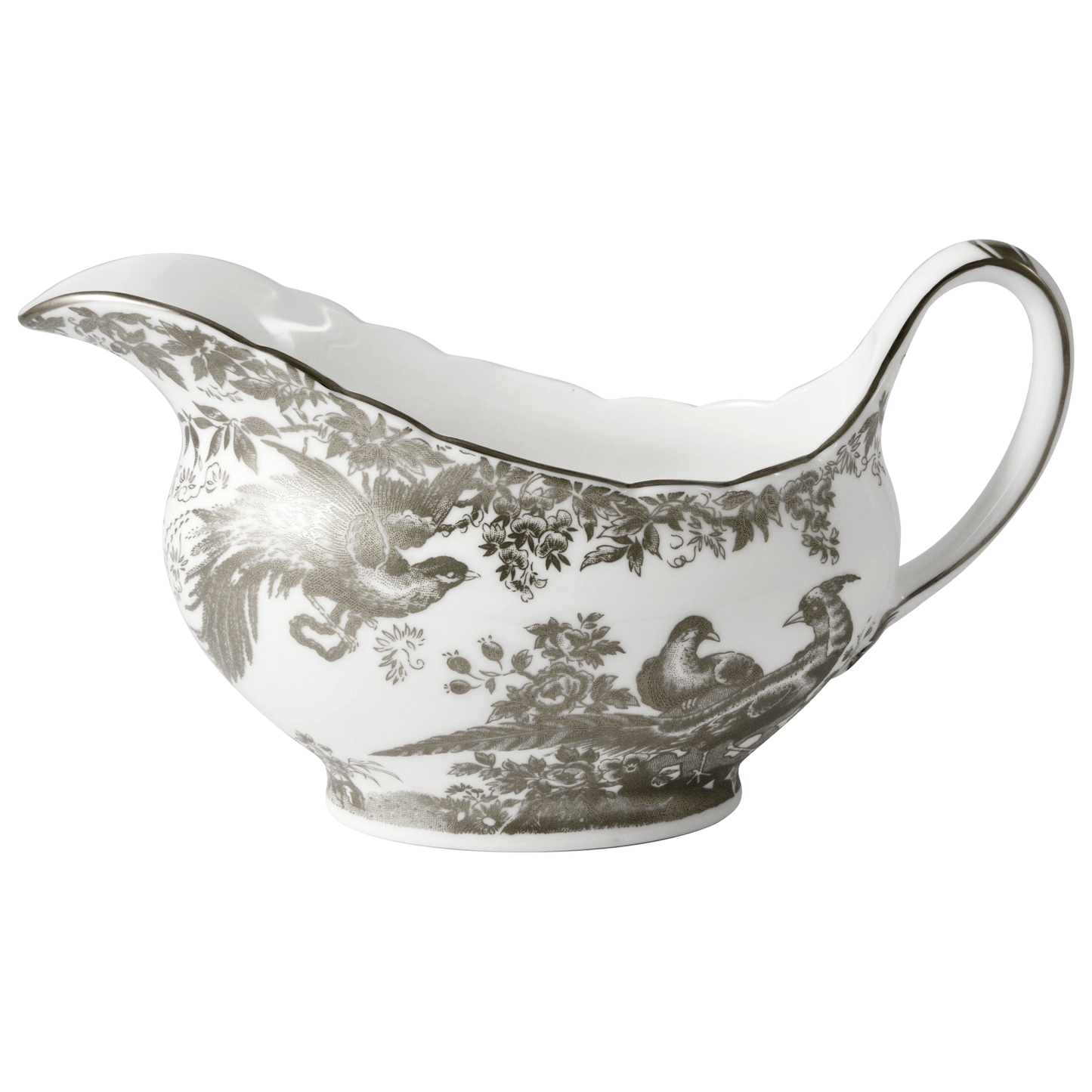 Royal Crown Derby Aves Palladium Sauce Boat (450ml) – official product image