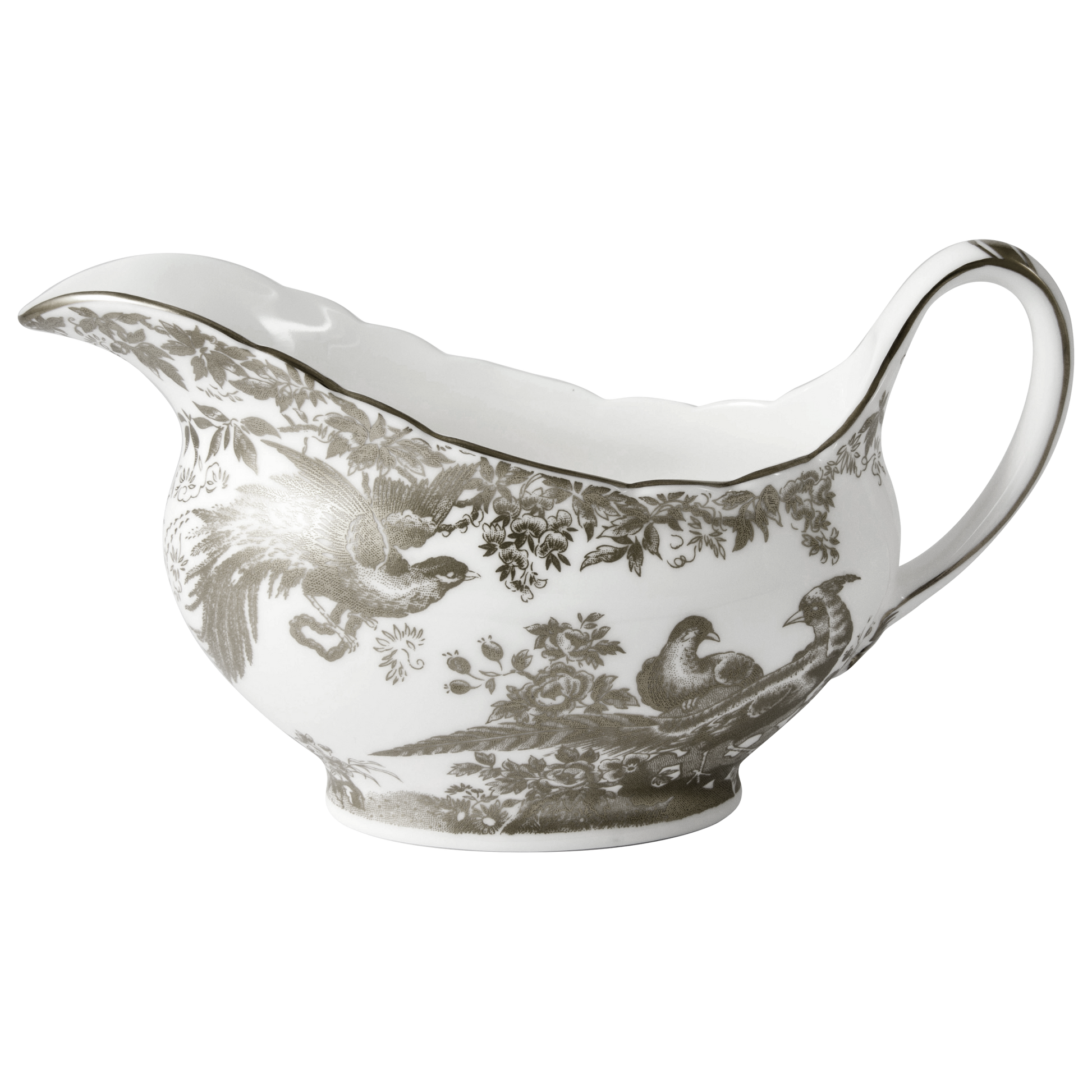 Royal Crown Derby Aves Palladium Sauce Boat (450ml) – official product image