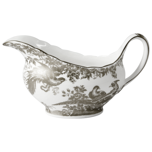 Royal Crown Derby Aves Palladium Sauce Boat (450ml) – official product image