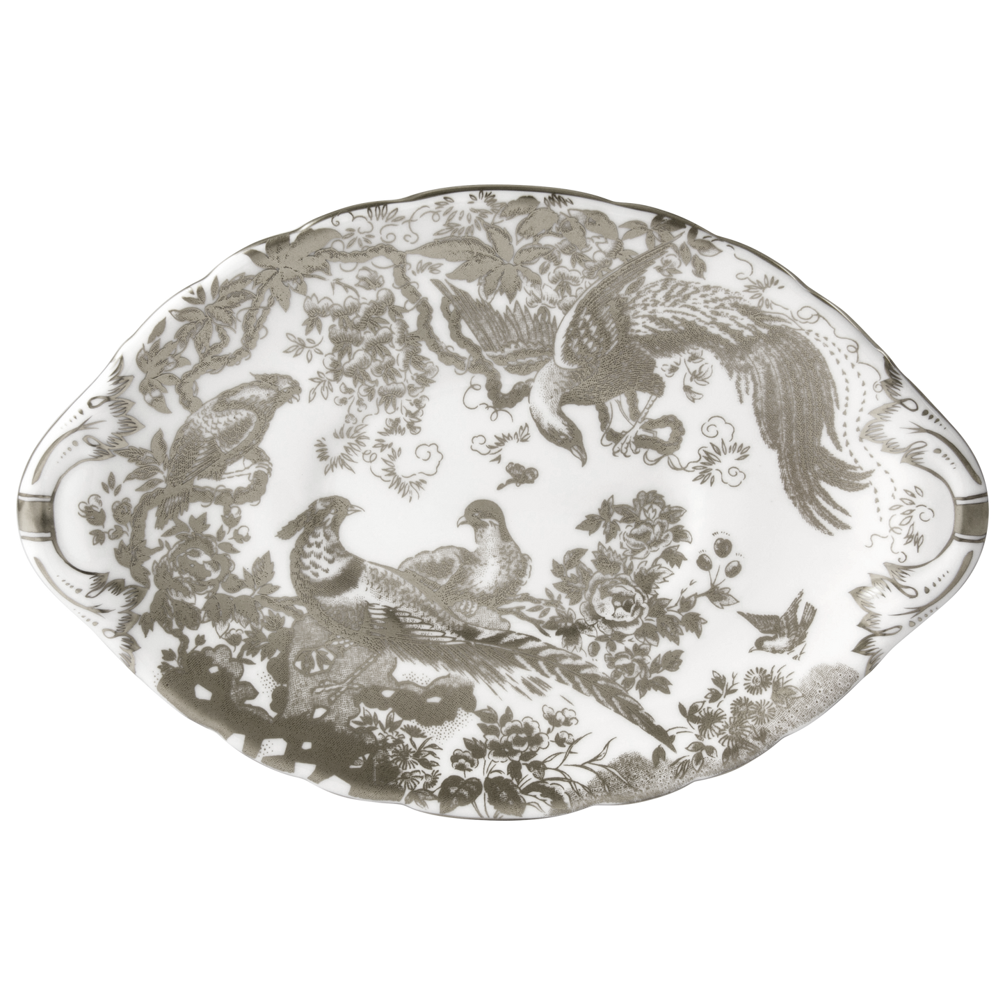 Royal Crown Derby Aves Palladium Sauce Boat Stand (21cm) – official product image