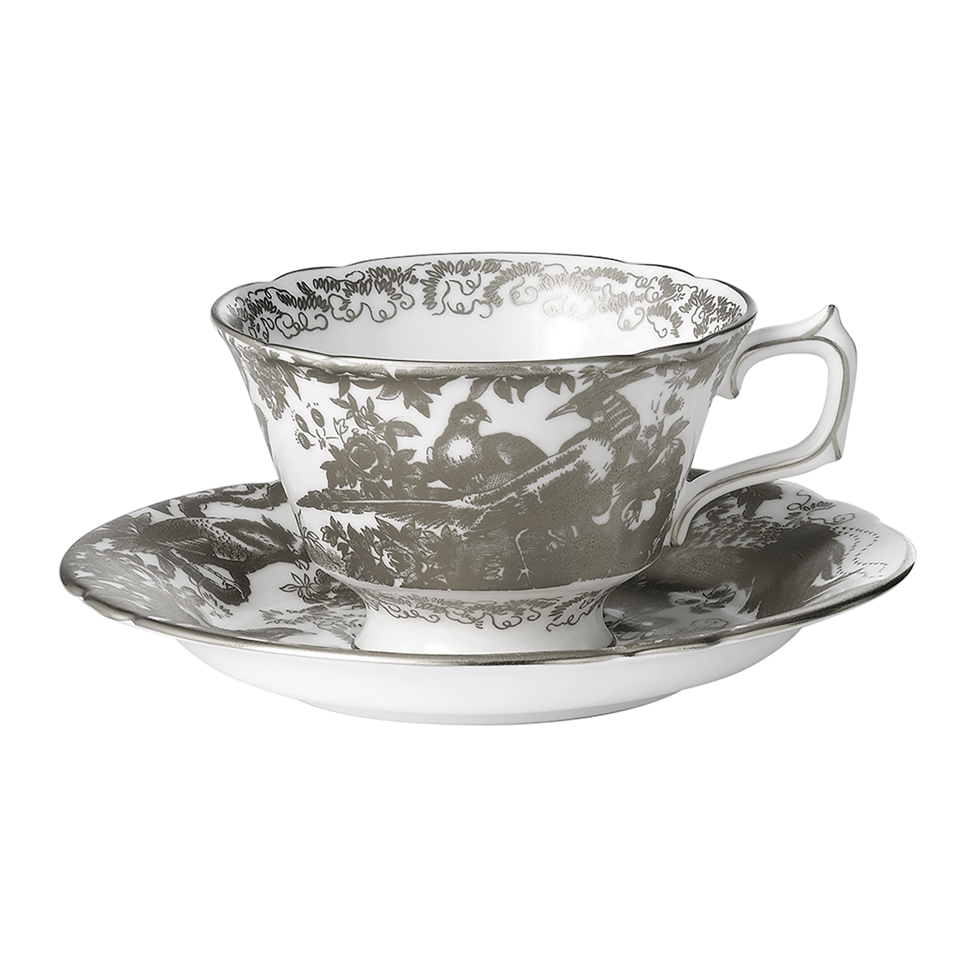 Royal Crown Derby Aves Palladium Teacup (220ml) – alternate official product image