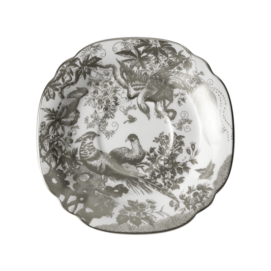 Royal Crown Derby Aves Palladium Breakfast Saucer (16cm) – official product image