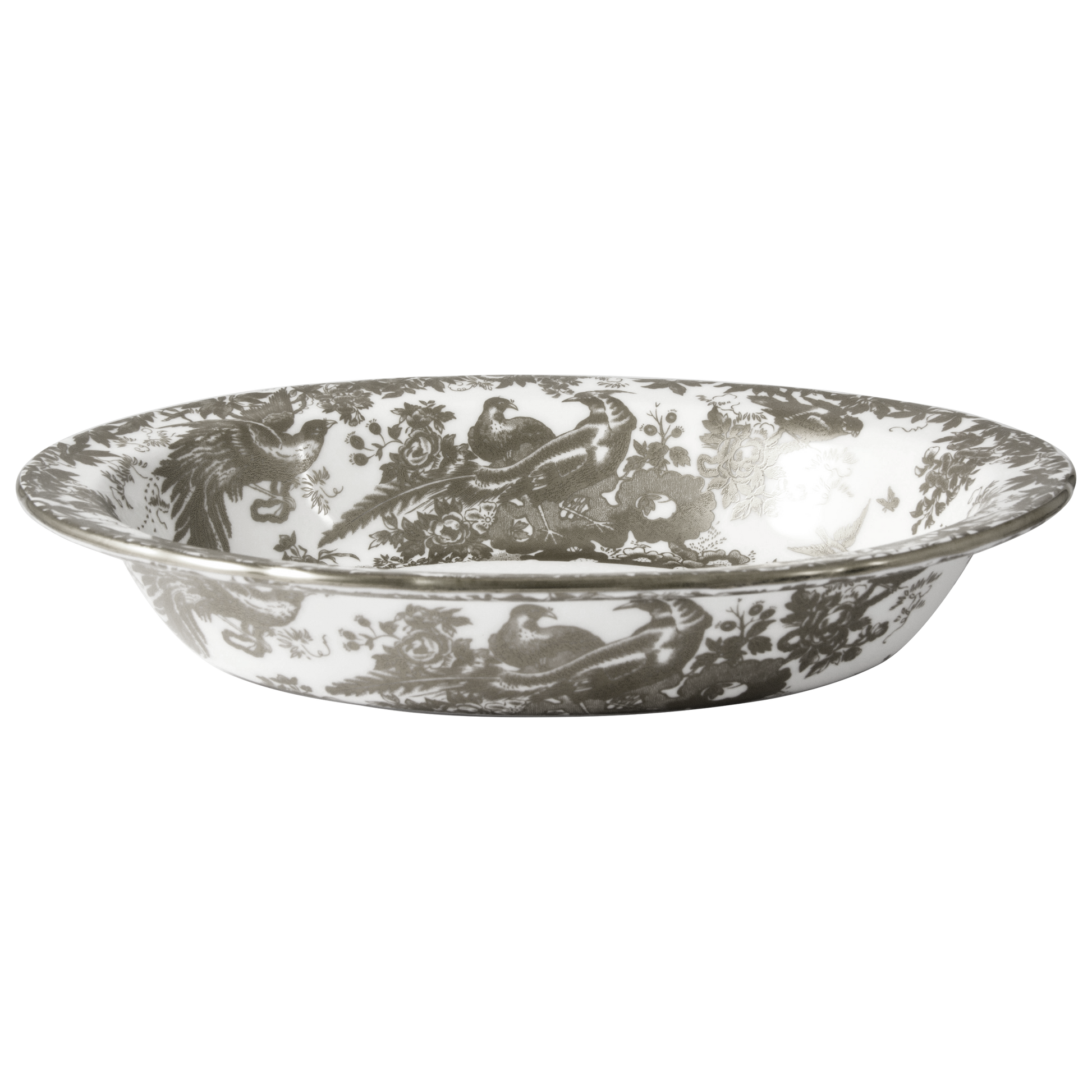 Royal Crown Derby Aves Palladium Open Vegetable Dish (24cm) – official product image