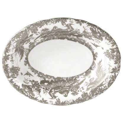 Royal Crown Derby Aves Palladium Open Vegetable Dish (24cm) – alternate official product image