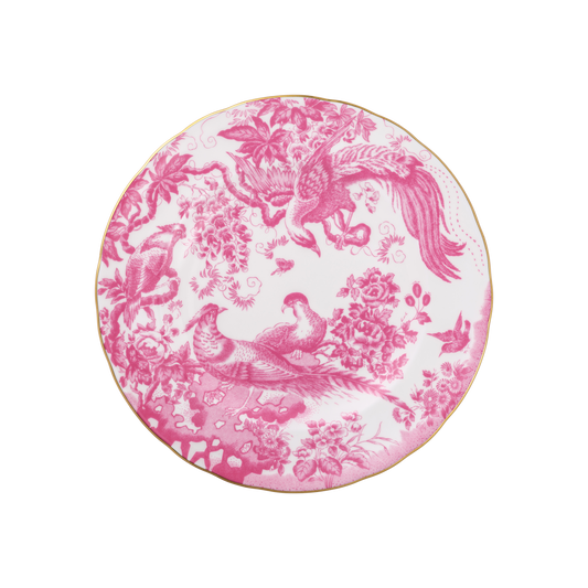 Royal Crown Derby Aves Pink Accent Plate (21cm) – official product image