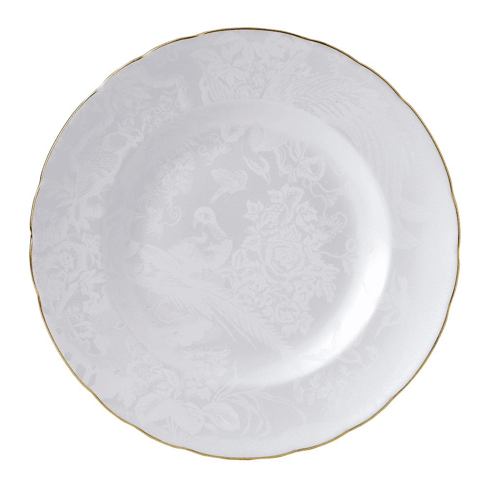 Royal Crown Derby Aves Pearl Dinner Plate (27cm) – official product image