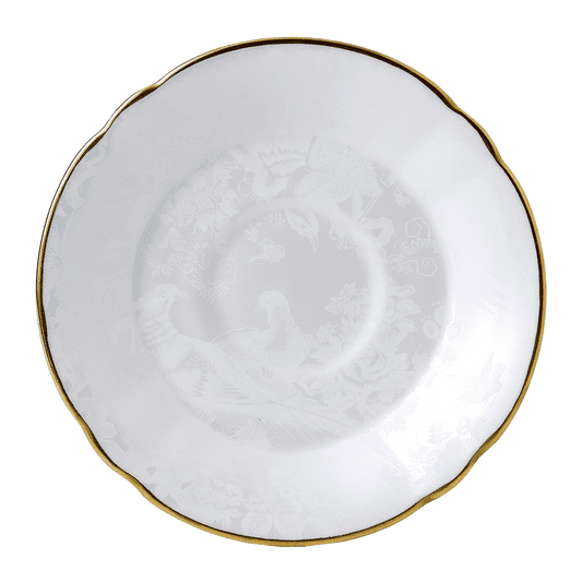 Royal Crown Derby Aves Pearl Tea Saucer (14cm) – official product image