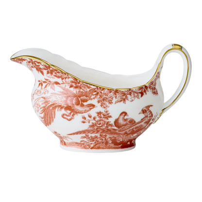 Royal Crown Derby Aves Red Sauce Boat (450ml) – official product image