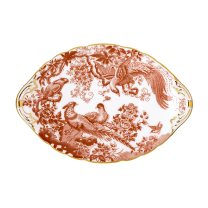 Royal Crown Derby Aves Red Sauce Boat Stand (21cm) – official product image