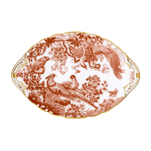 Royal Crown Derby Aves Red Sauce Boat Stand (21cm) – official product image