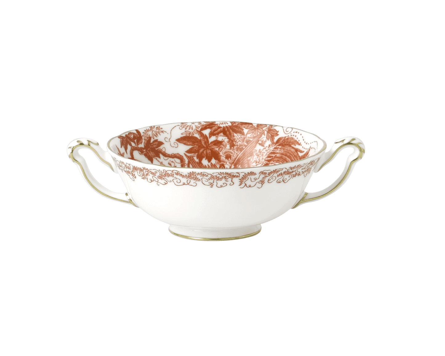 Royal Crown Derby Aves Red Cream Soup Cup (340ml) – official product image