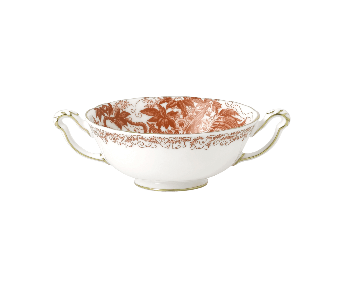 Royal Crown Derby Aves Red Cream Soup Cup (340ml) – official product image
