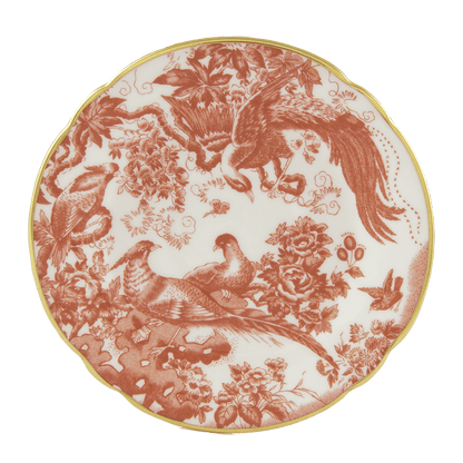 Royal Crown Derby Aves Red Tea Saucer (14cm) – official product image