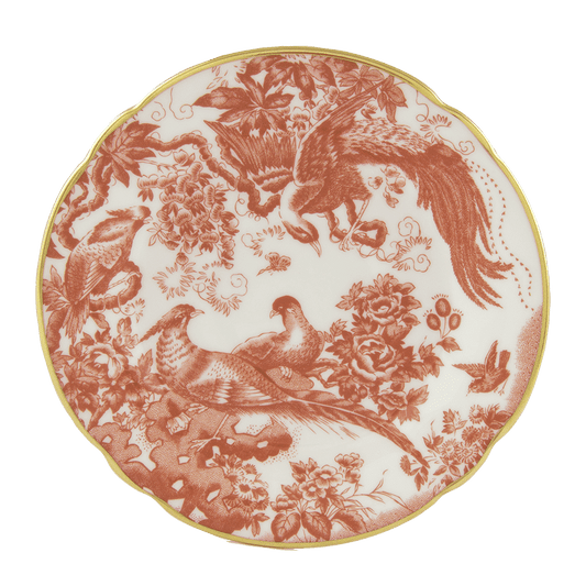 Royal Crown Derby Aves Red Tea Saucer (14cm) – official product image