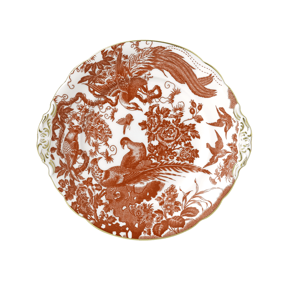 Royal Crown Derby Aves Red Bread and Butter Plate (25cm) – official product image