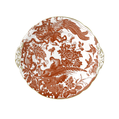 Royal Crown Derby Aves Red Bread and Butter Plate (25cm) – official product image