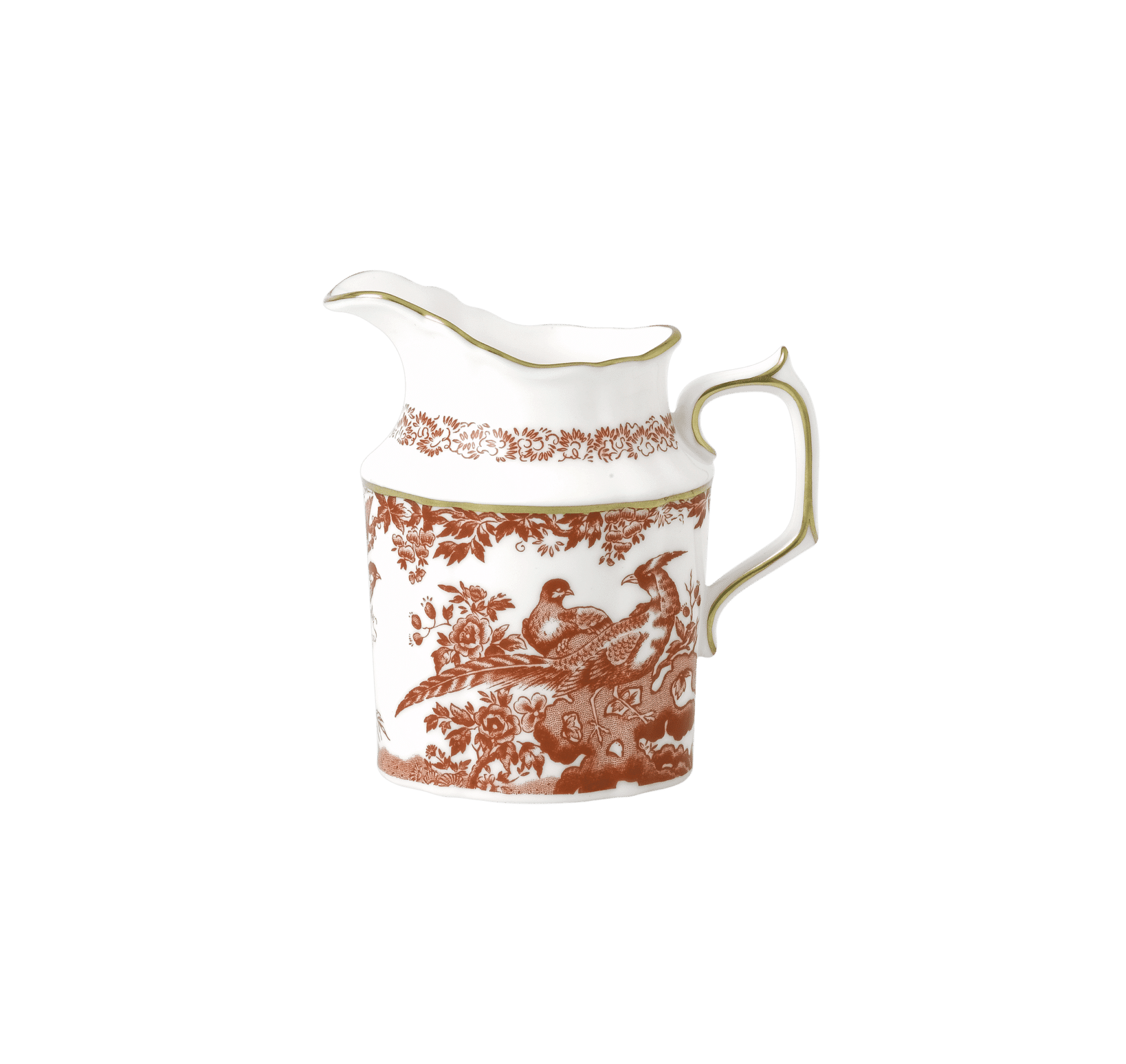 Royal Crown Derby Aves Red Cream Jug (280ml) – official product image