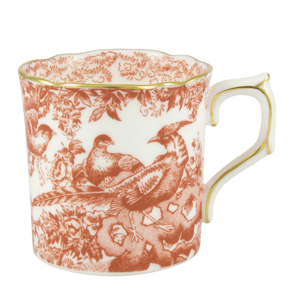 Royal Crown Derby Aves Red Coffee Cup (85ml) – official product image