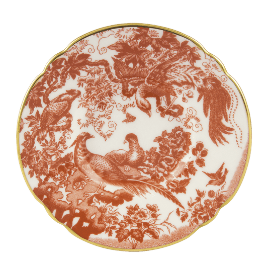 Royal Crown Derby Aves Red Coffee Saucer (12cm) – official product image