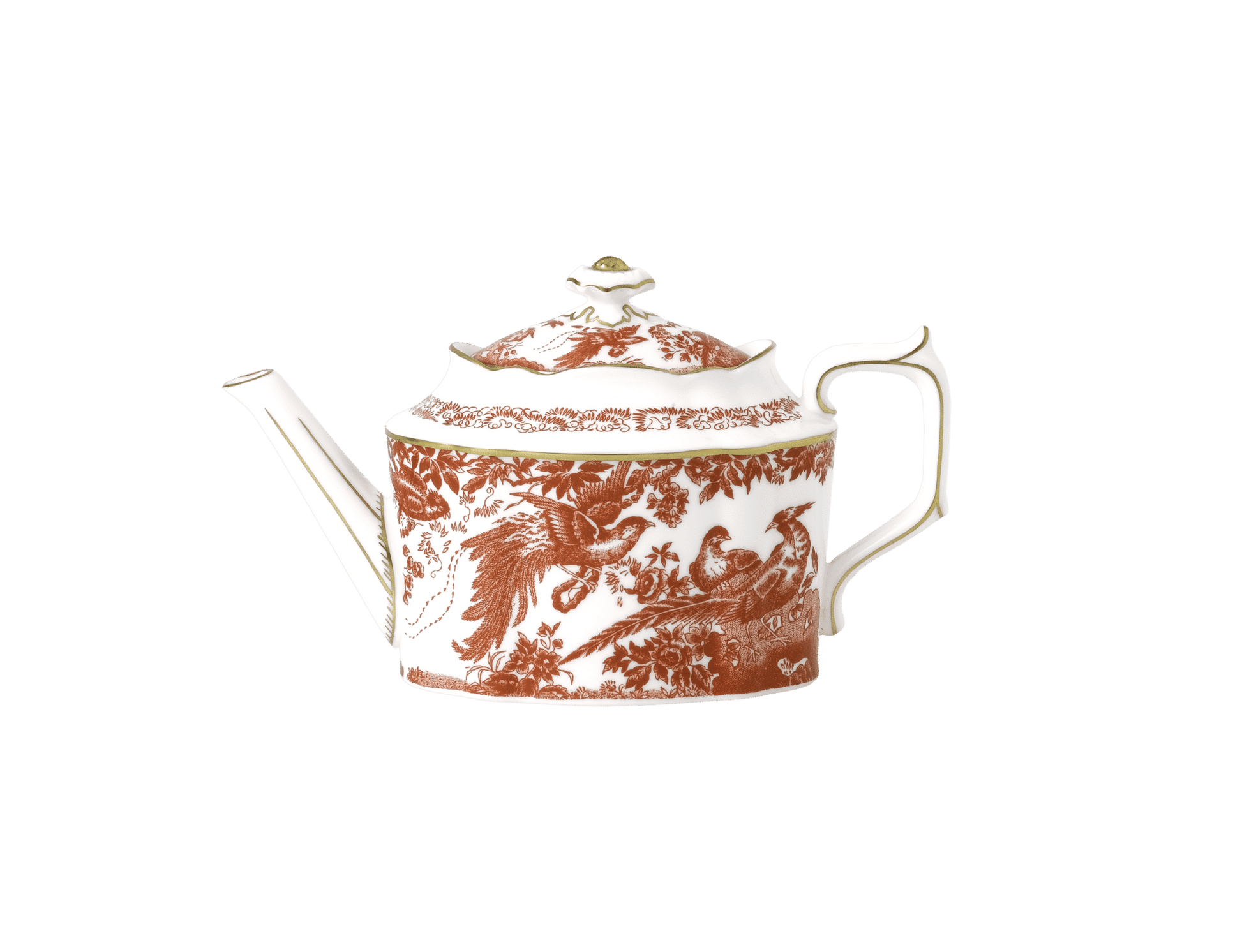 Royal Crown Derby Aves Red Teapot (480ml) – official product image