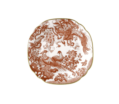Royal Crown Derby Aves Red Breakfast Saucer (16cm) – official product image