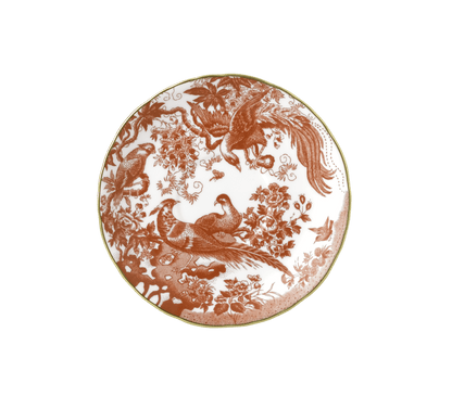 Royal Crown Derby Aves Red Cream Soup Saucer (16cm) – official product image