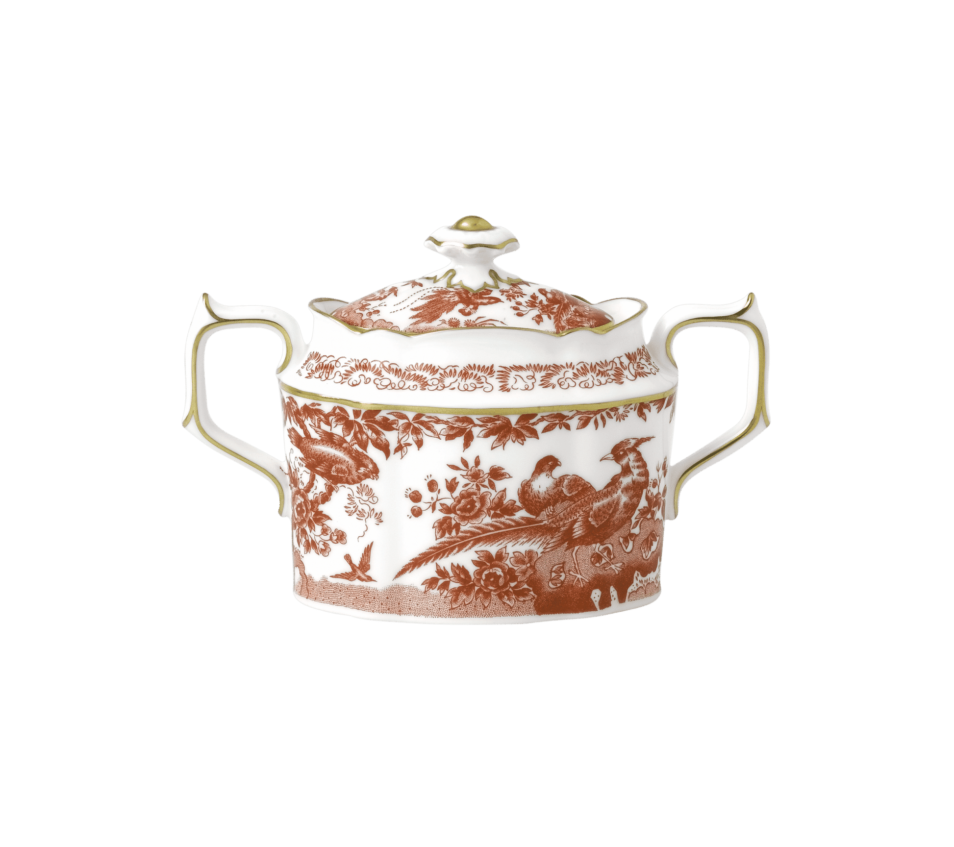 Royal Crown Derby Aves Red Covered Sugar (310ml) – official product image