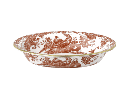 Royal Crown Derby Aves Red Open Vegetable Dish (24cm) – official product image