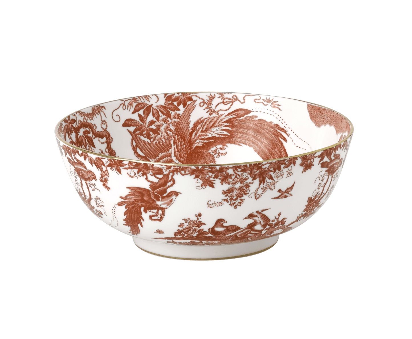 Royal Crown Derby Aves Red Salad Bowl (2000ml) – official product image