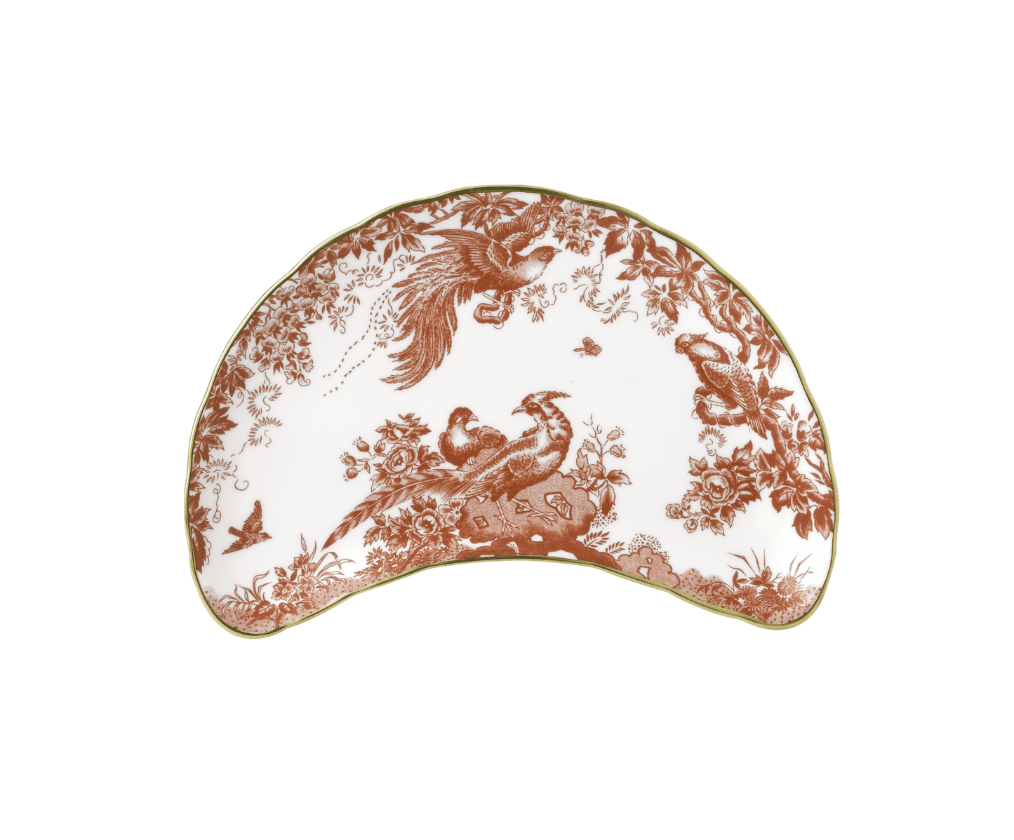 Royal Crown Derby Aves Red Crescent Salad Plate (22cm) – official product image