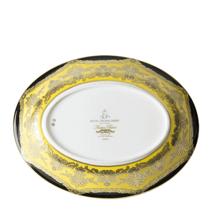 Royal Crown Derby Amber Palace Open Vegetable Dish (26cm) – alternate official product image