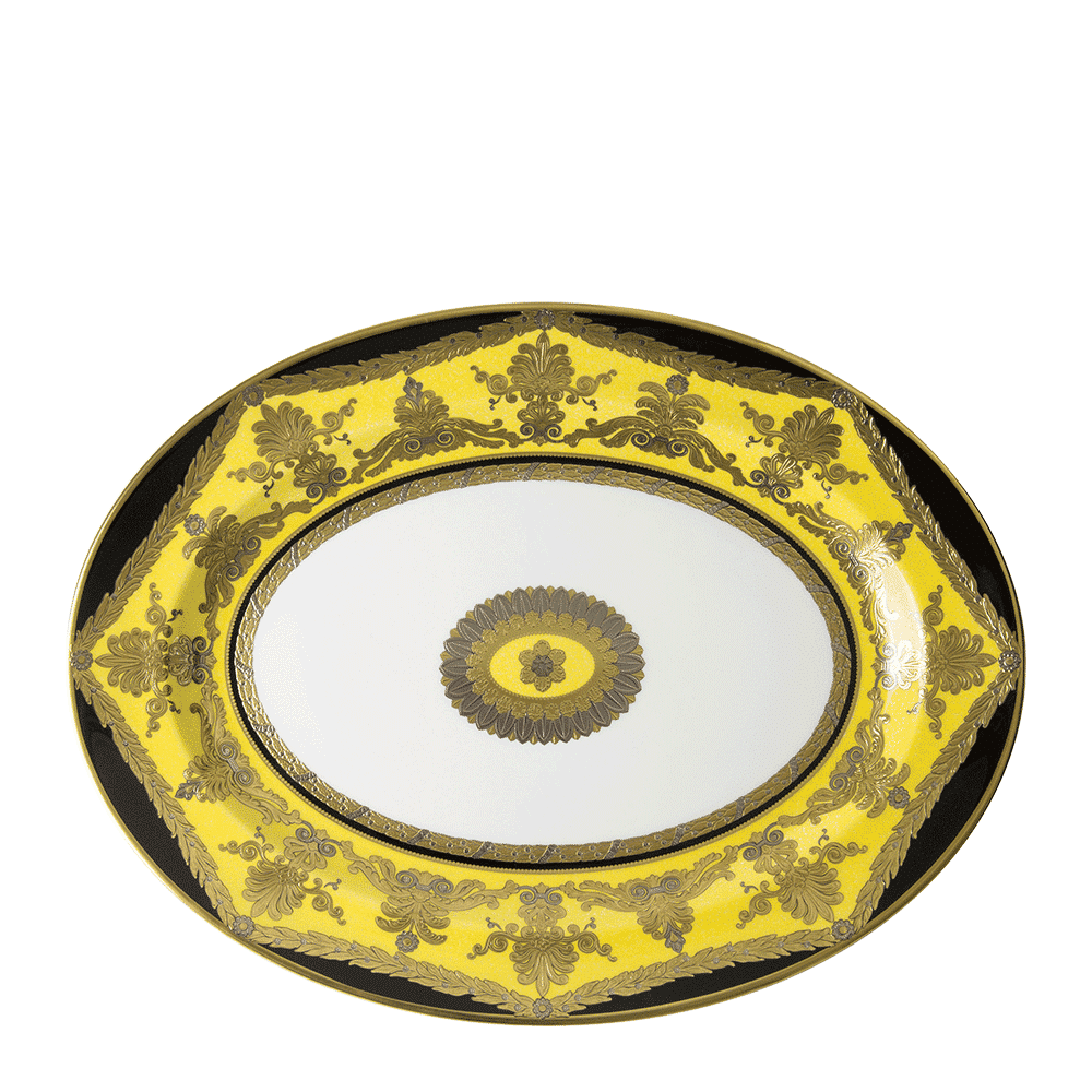 Royal Crown Derby Amber Palace Oval Dish (41cm) – official product image