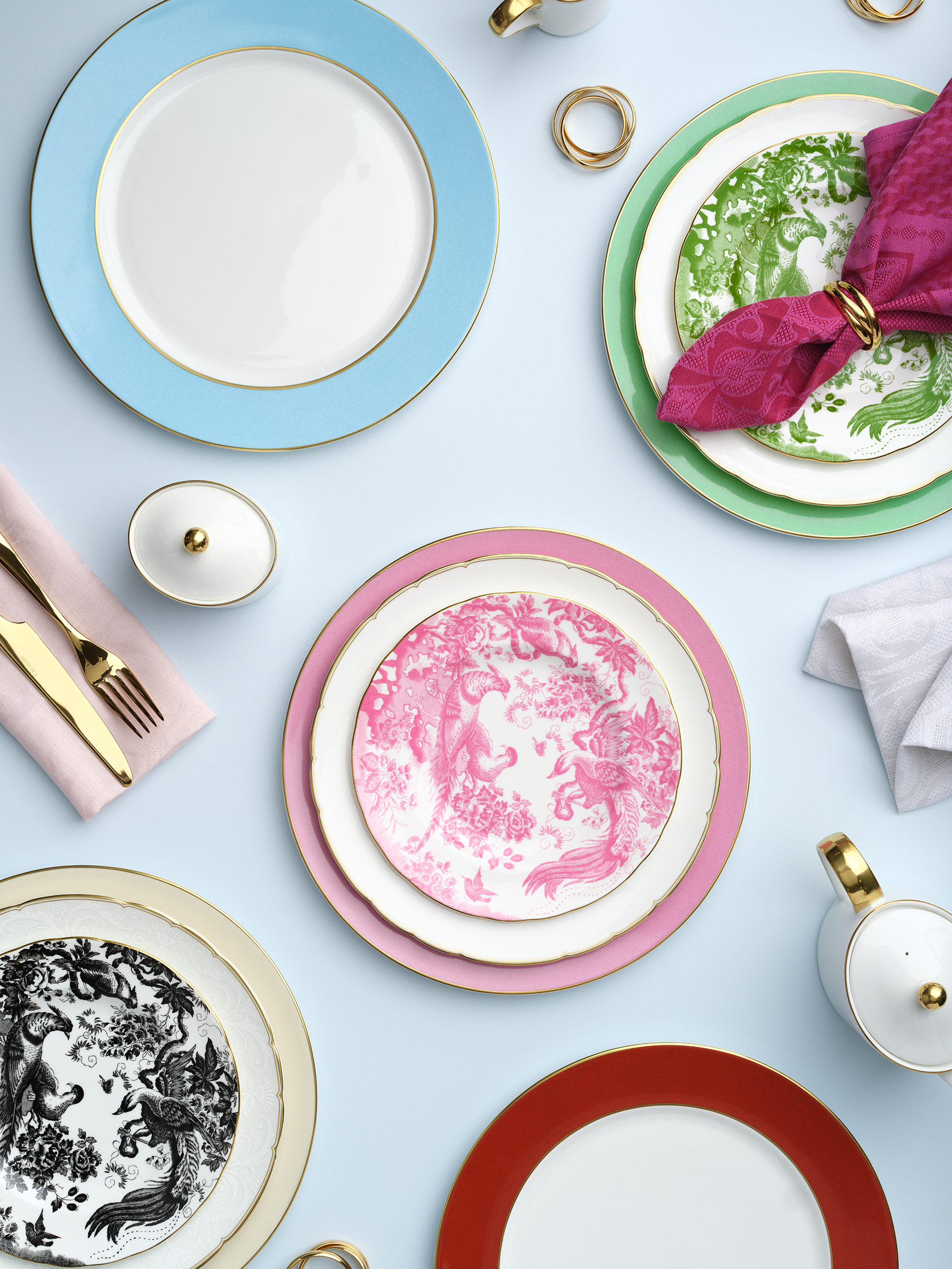 Royal Crown Derby Service Plates Pink Charger Plate (30cm) – alternate official product image