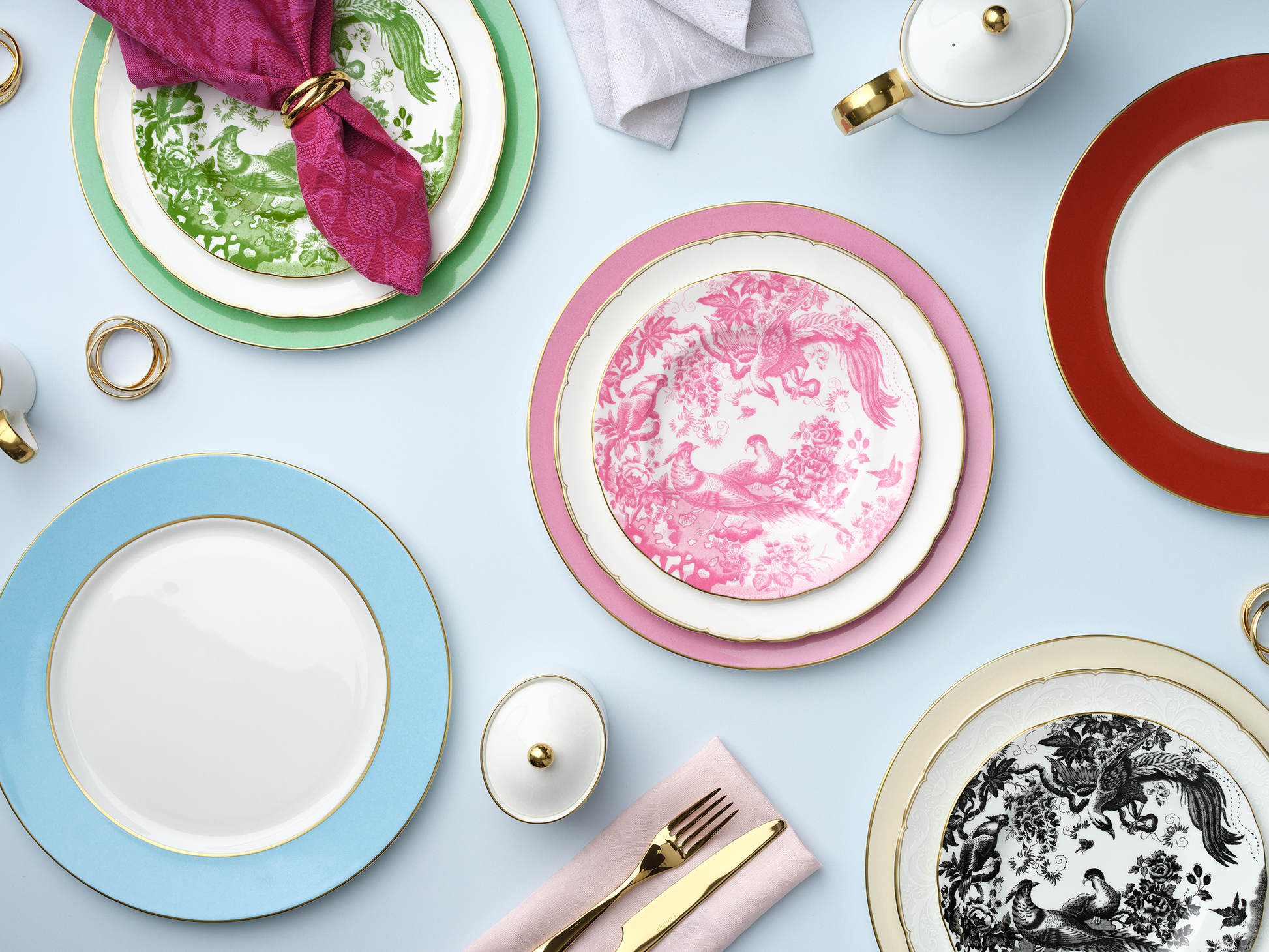 Royal Crown Derby Service Plates Pink Charger Plate (30cm) – alternate official product image