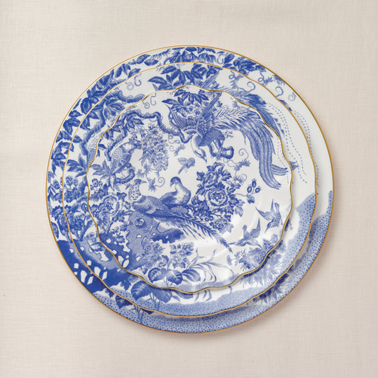 Royal Crown Derby Aves Blue Sauce Boat Stand (21cm) – alternate official product image