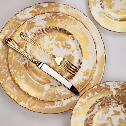 Royal Crown Derby Aves Gold Breakfast Saucer (16cm) – alternate official product image